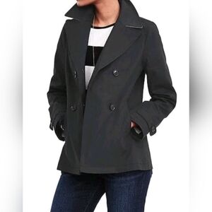 Banana Republic Women's Black Double Breasted MAC Jacket
